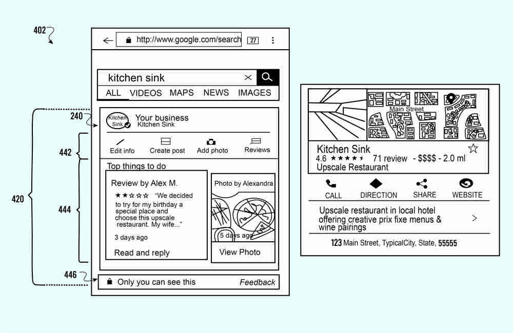 Google Knowledge Panel Interface Patent featured cover image